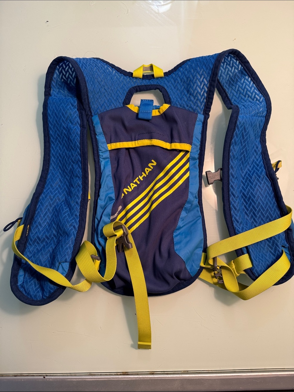 Nathan Hydration Running Vest - Blue & Yellow
